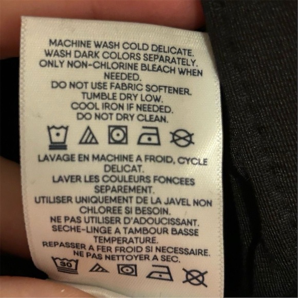 Lands' End Men's XXL/T Black Sherpa Fleece Jacket Winter Casual Zip Pockets - Picture 10 of 15